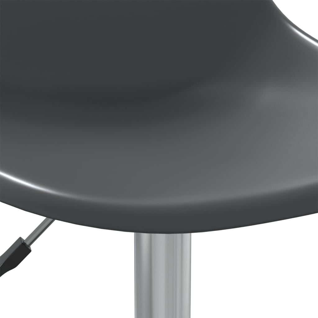 vidaXL drejelig spisebordsstol ljusgrå PP