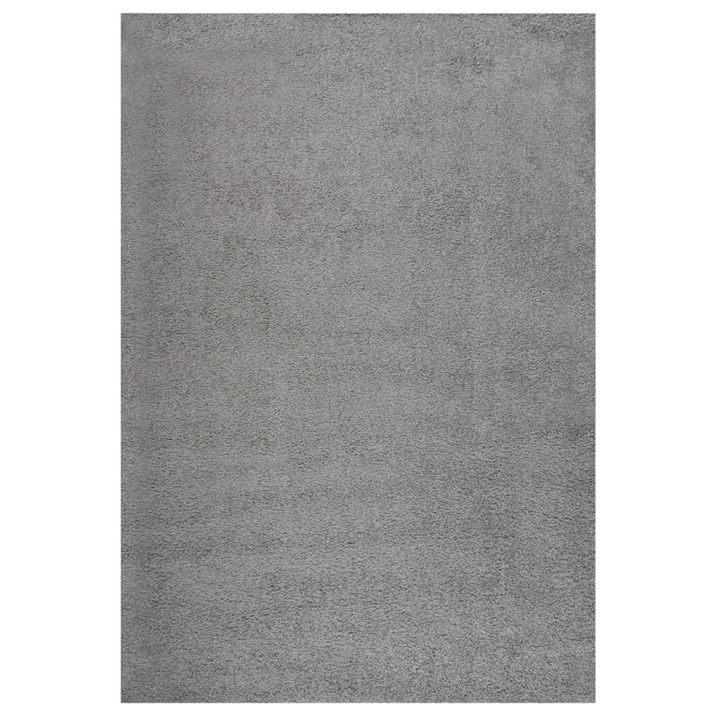 vidaXL Matta långluggad grå 160x230 cm