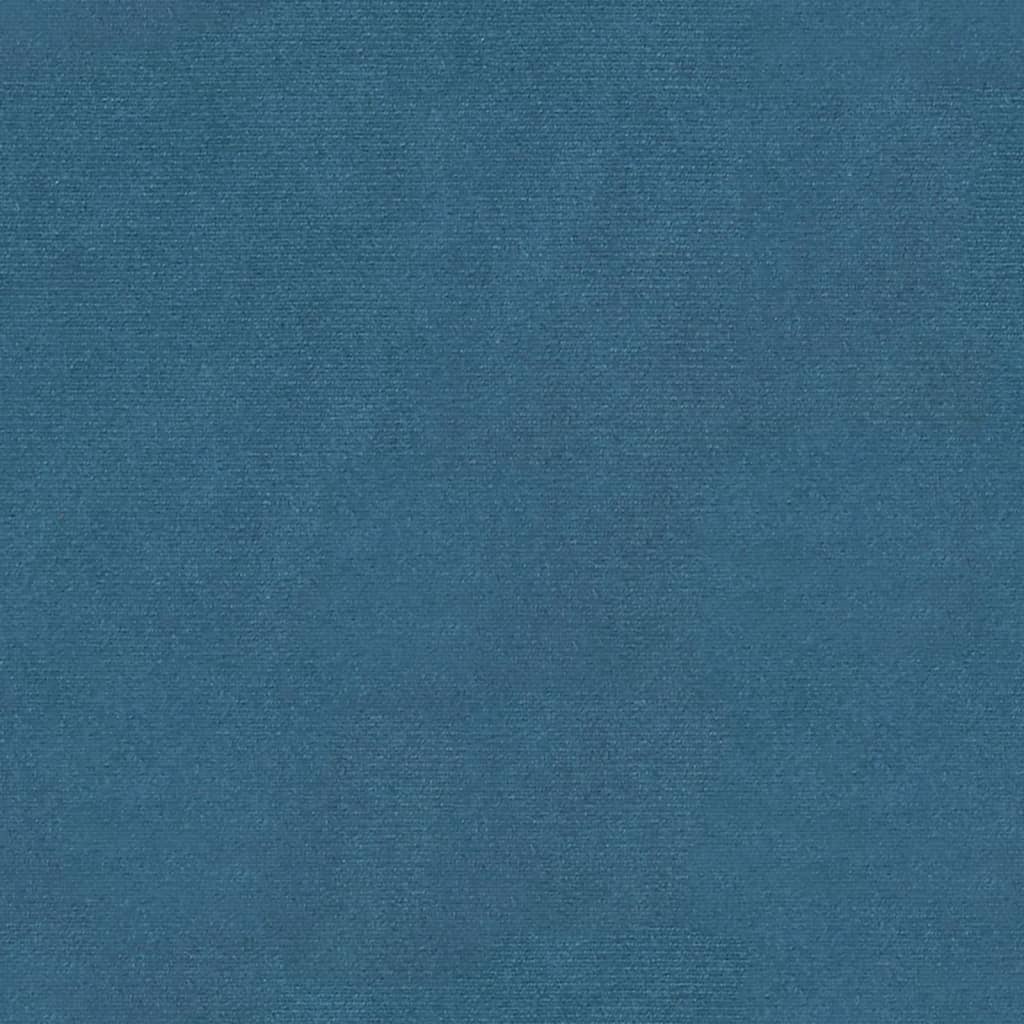 vidaXL Matstol blå 54x56x96,5 cm sammet