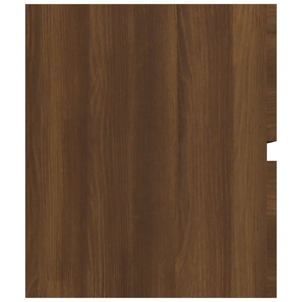 vidaXL Handfatsskåp brun ek 90x38,5x45 cm konstruerat trä