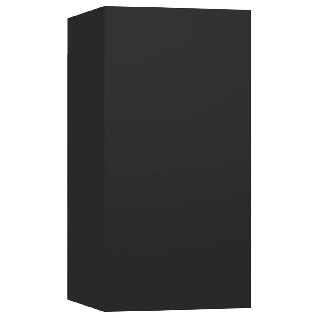vidaXL TV-skåp svart 30,5x30x60 cm konstruerat trä