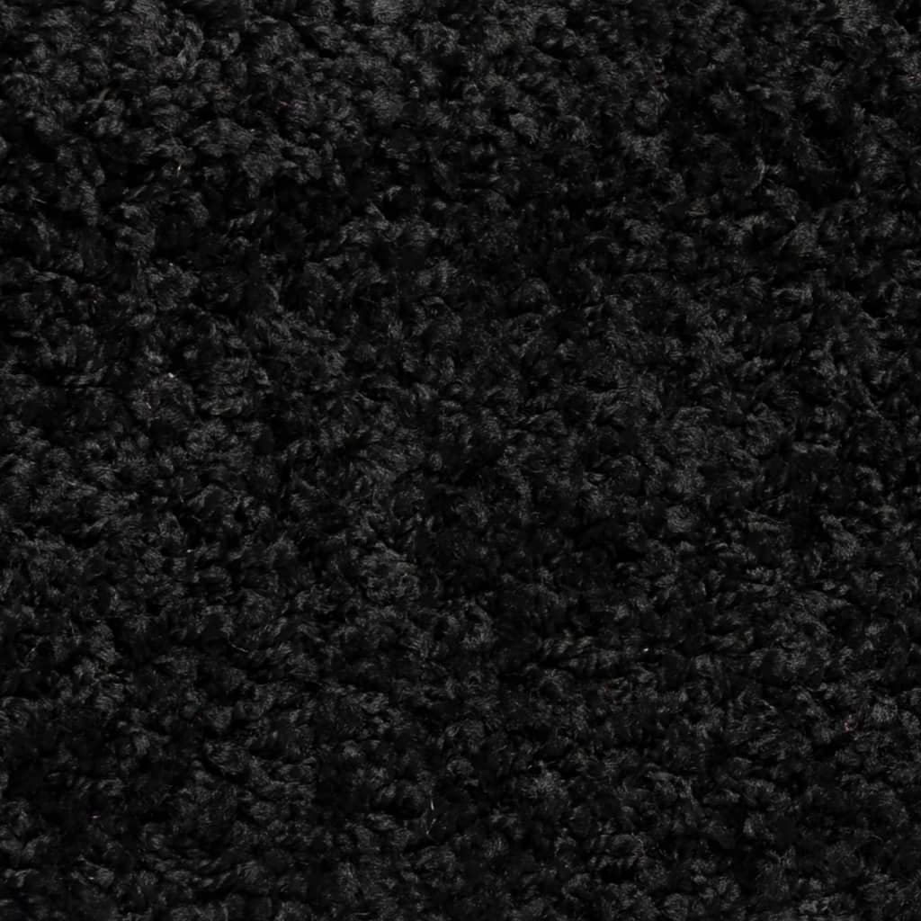vidaXL Trappstegsmattor 15 st svart 56x17x3 cm