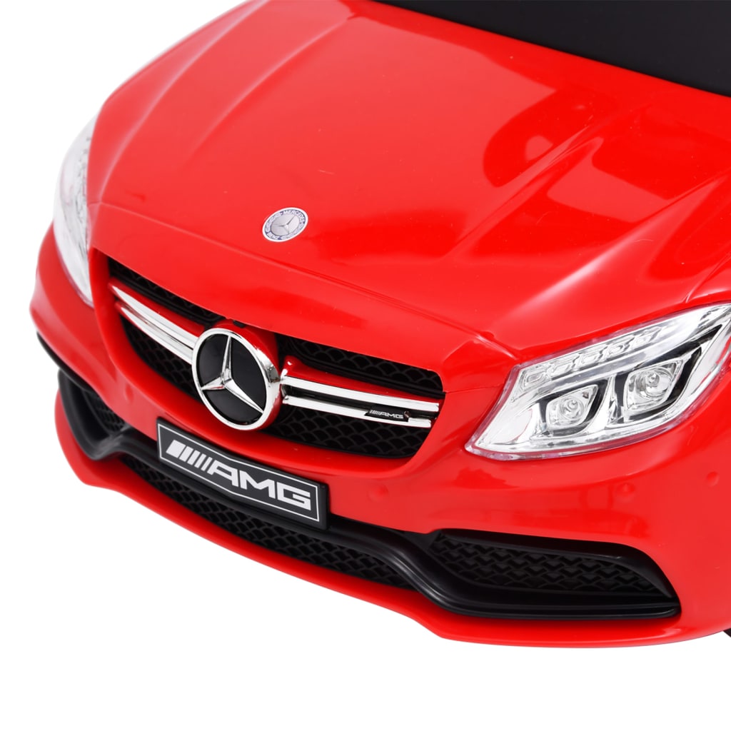 vidaXL Åkbil Mercedes Benz C63 röd