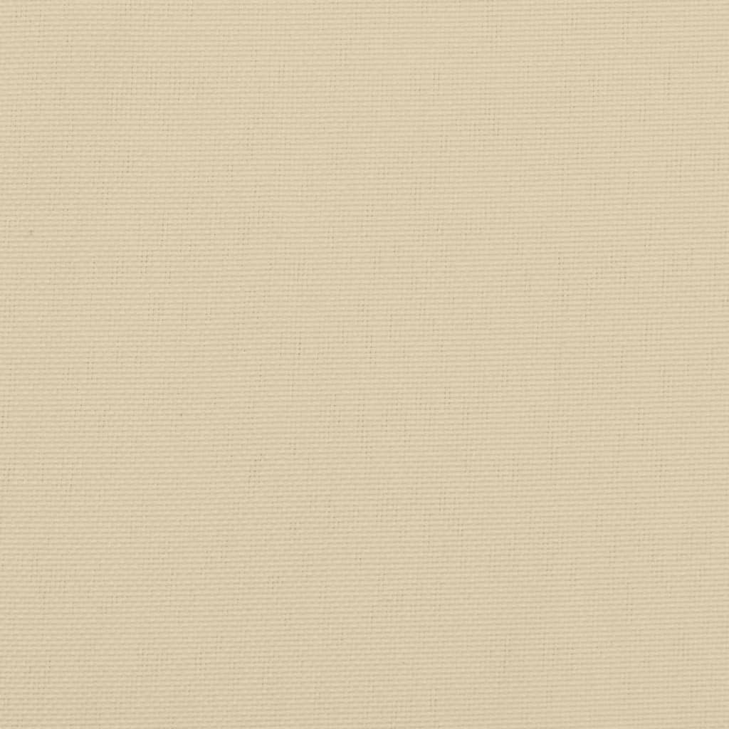 vidaXL Solsängsdyna beige (75+105)x50x3 cm