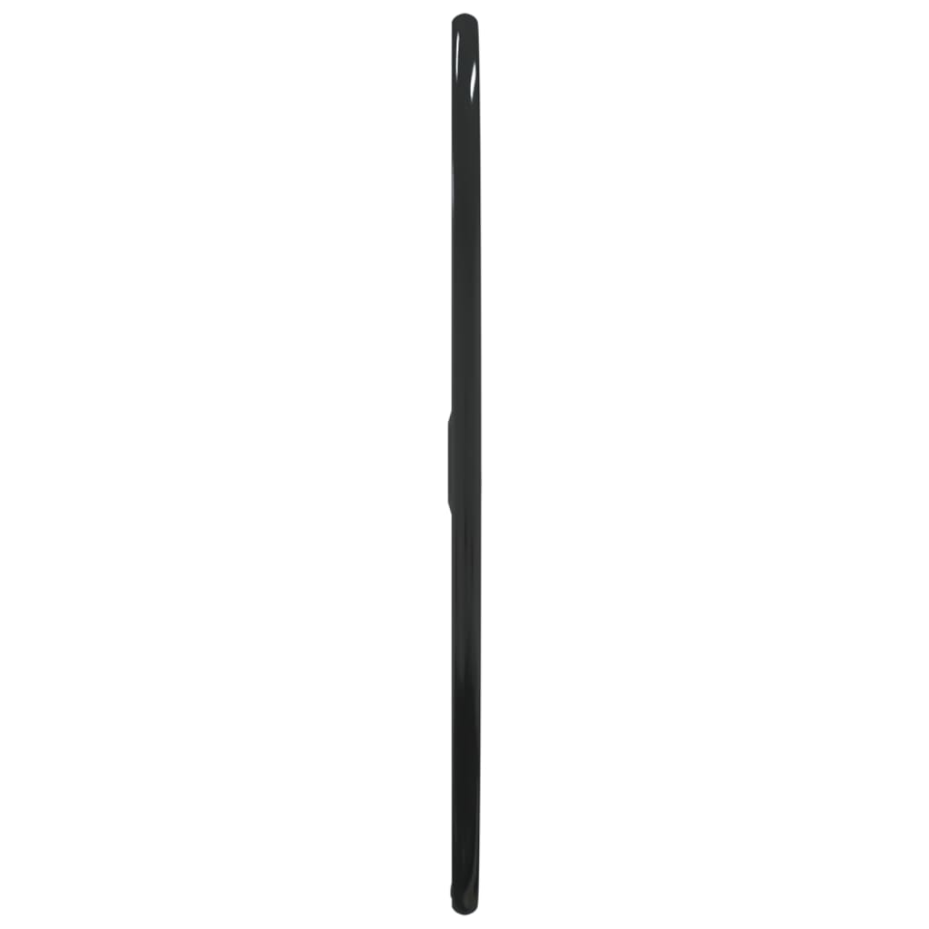 vidaXL Väggspegel svart 30x25 cm