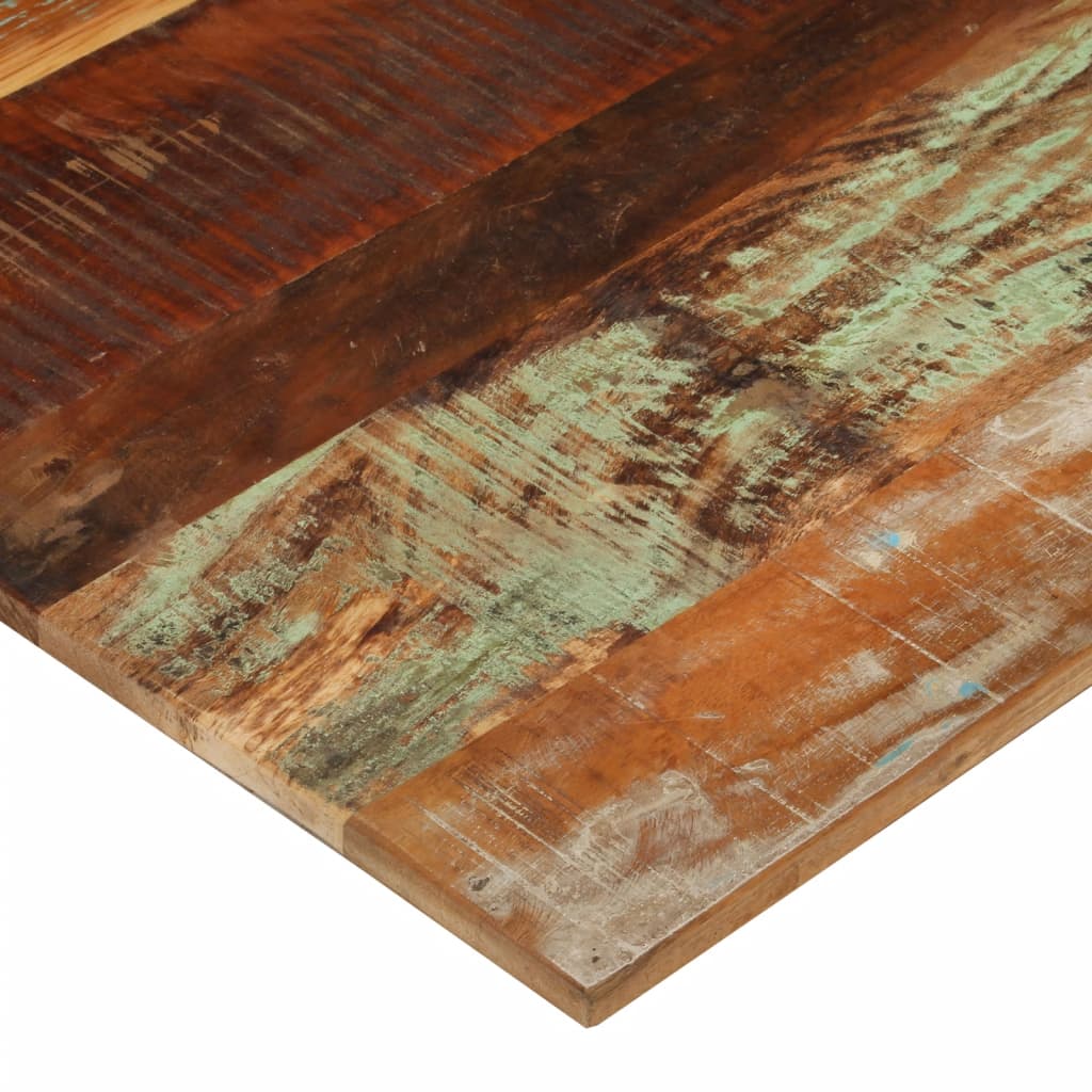 vidaXL Rektangulär bordsskiva 70x80 cm 15-16 mm massivt återvunnet trä