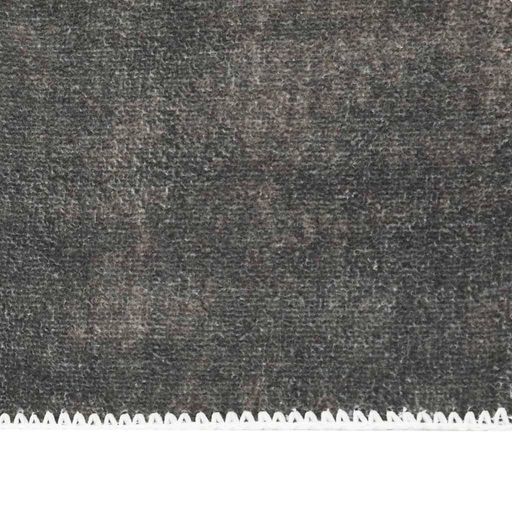 vidaXL Tvättbar matta vikbar taupe 160x230 cm polyester