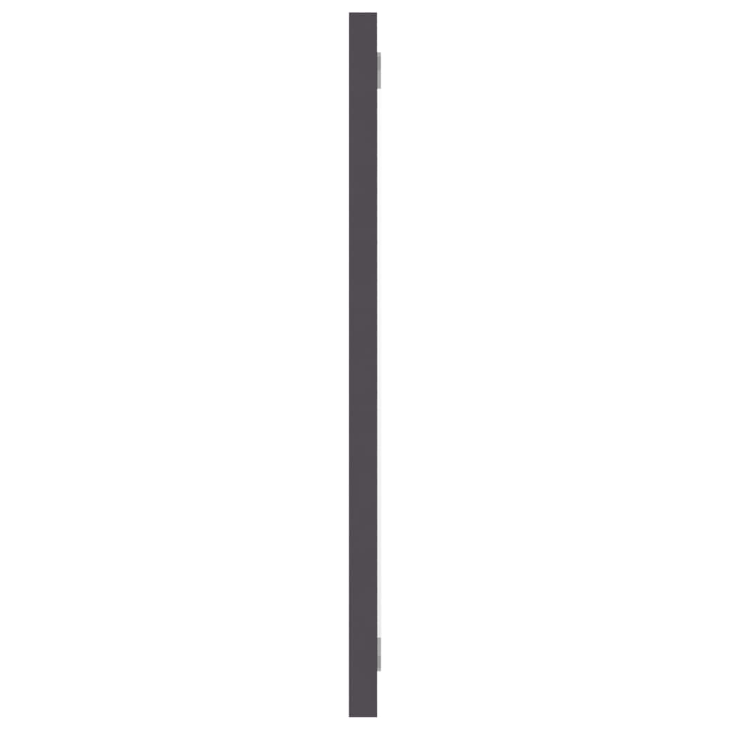 vidaXL Badrumsspegel grå 60x1,5x37 cm spånskiva