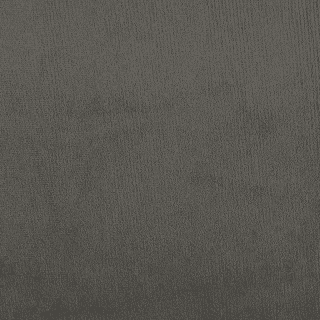 vidaXL Ramsäng med madrass & LED mörkgrå 80x200 cm sammet