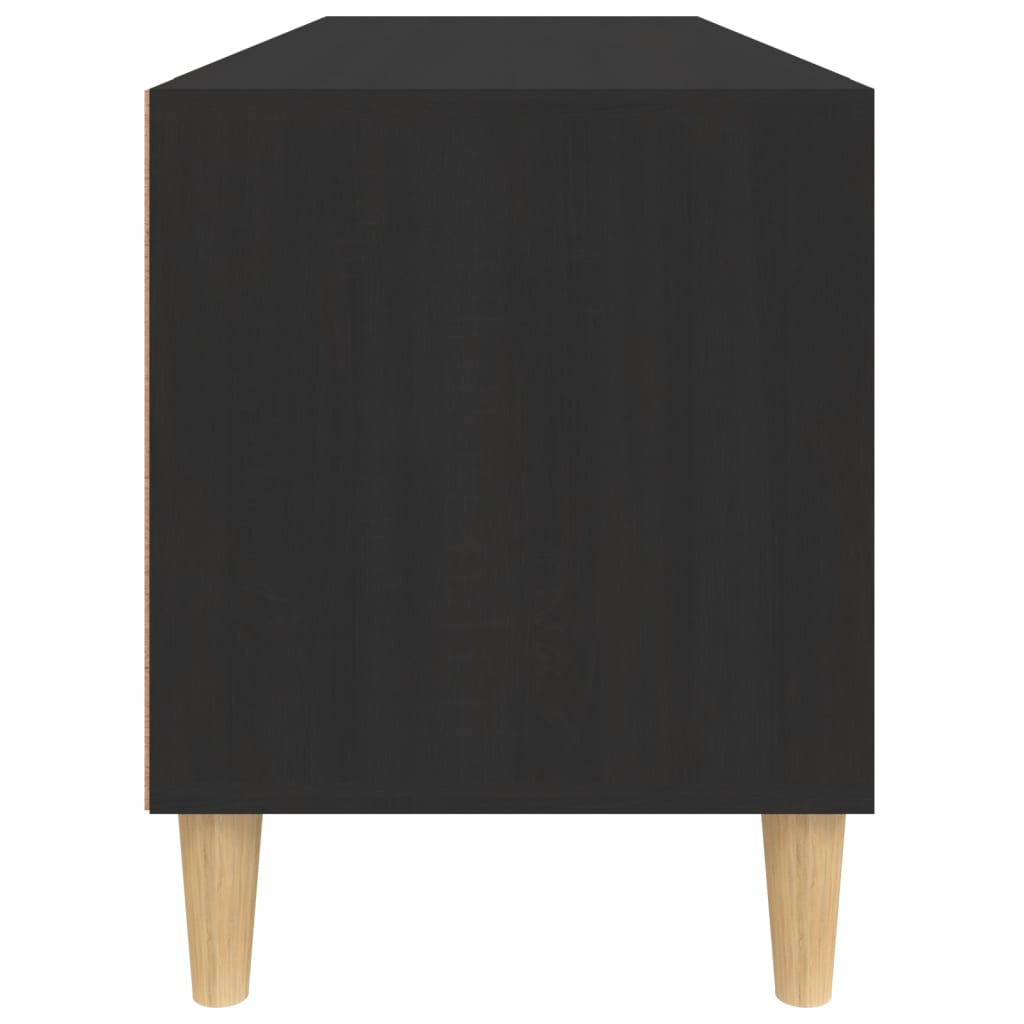 vidaXL Tv-bänk svart 100x34,5x44,5 cm konstruerat trä