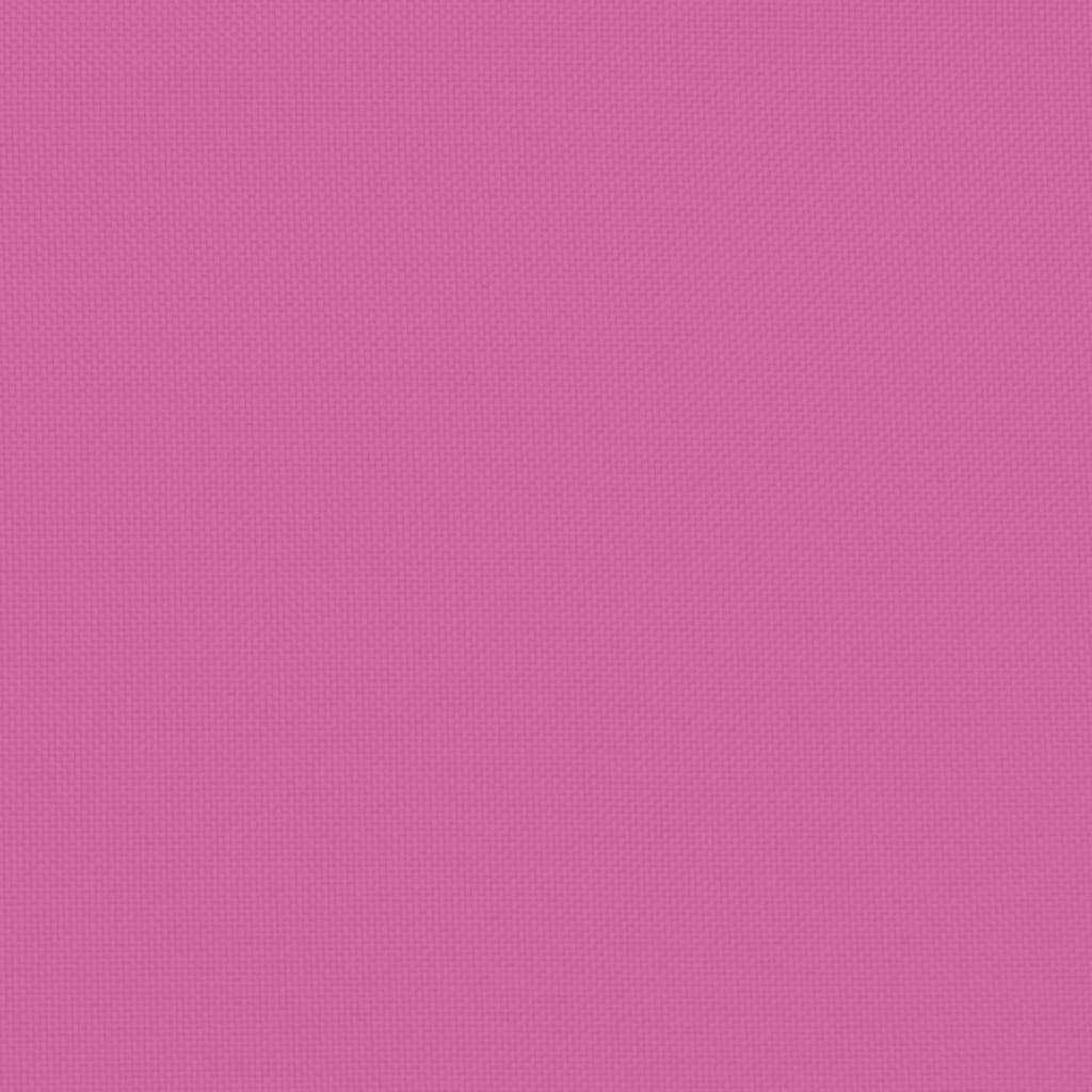 vidaXL Bänkdyna för trädgården rosa 100x50x7 cm oxfordtyg