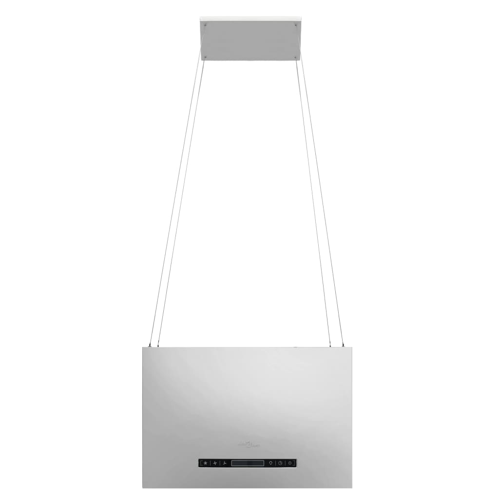 vidaXL Hängande köksfläkt touchsensor LCD 55 cm rostfritt stål