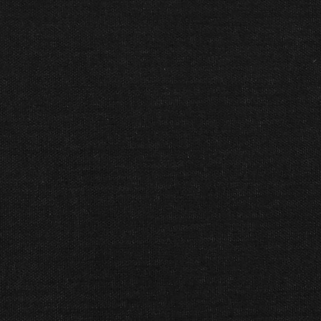 vidaXL Sängram svart 90x190 cm tyg