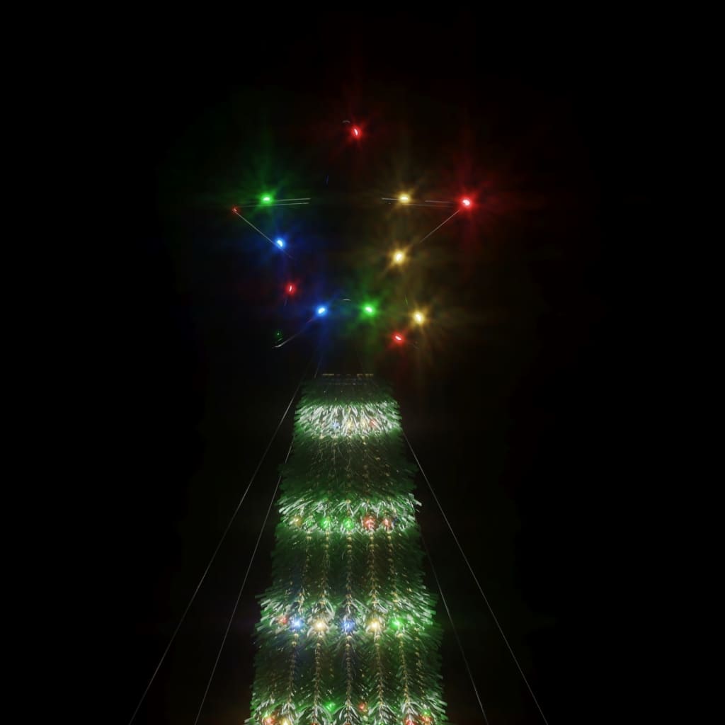 vidaXL Julgranskon 275 LEDs färgglad 180 cm