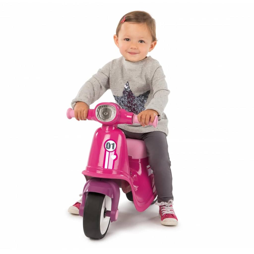 Smoby Balanscykel scooter rosa