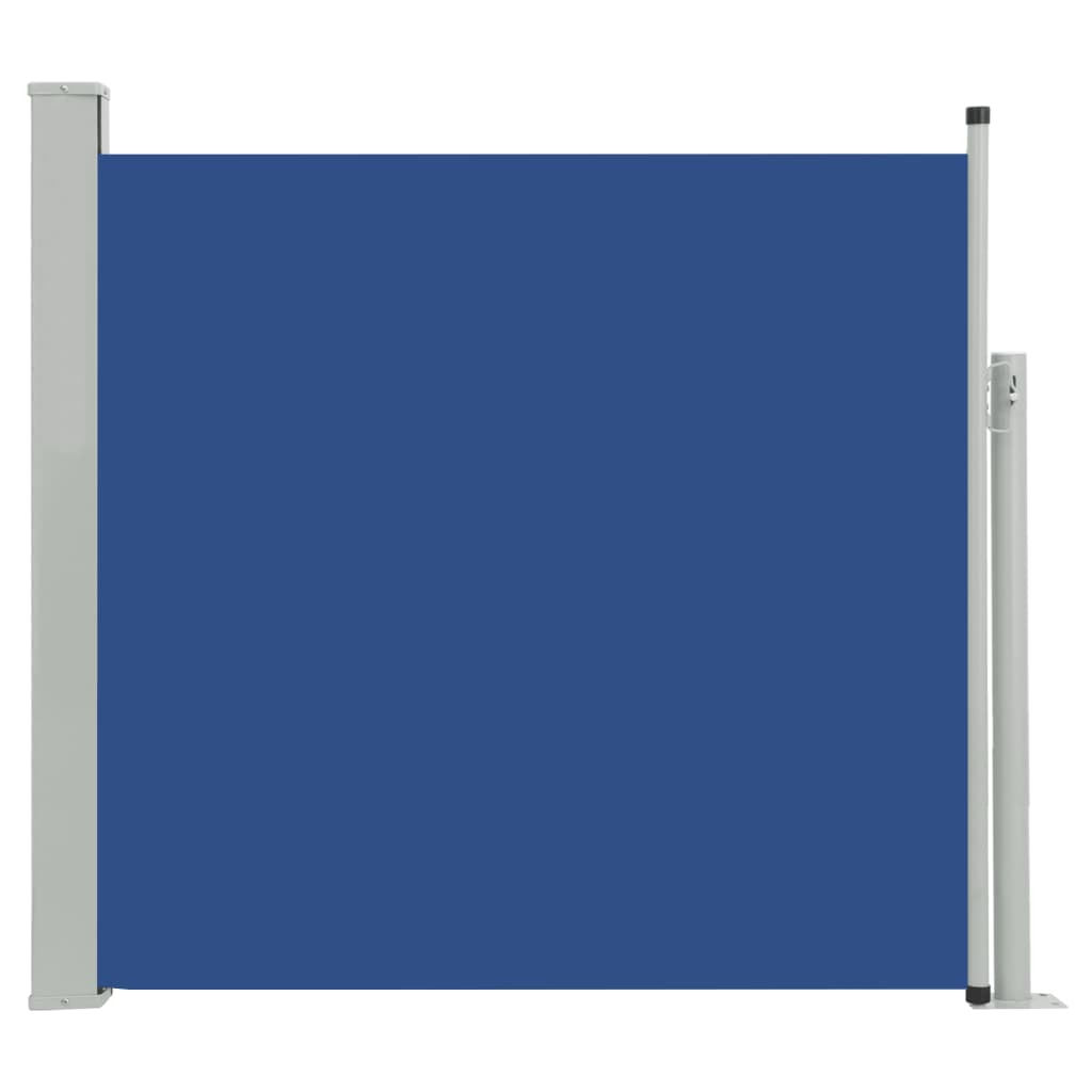 vidaXL Infällbar sidomarkis 170x300 cm blå