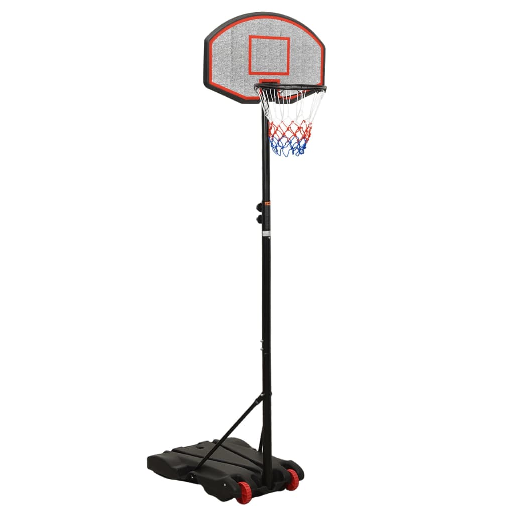 vidaXL Basketkorg med stativ svart 216-250 cm polyeten