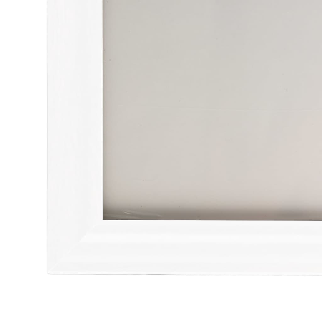 vidaXL Fotoramar 5 st för vägg eller bord vit 50x70 cm MDF
