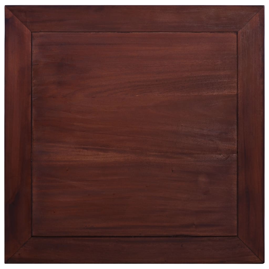 vidaXL Soffbord klassisk brun 68x68x30 cm massiv mahogny