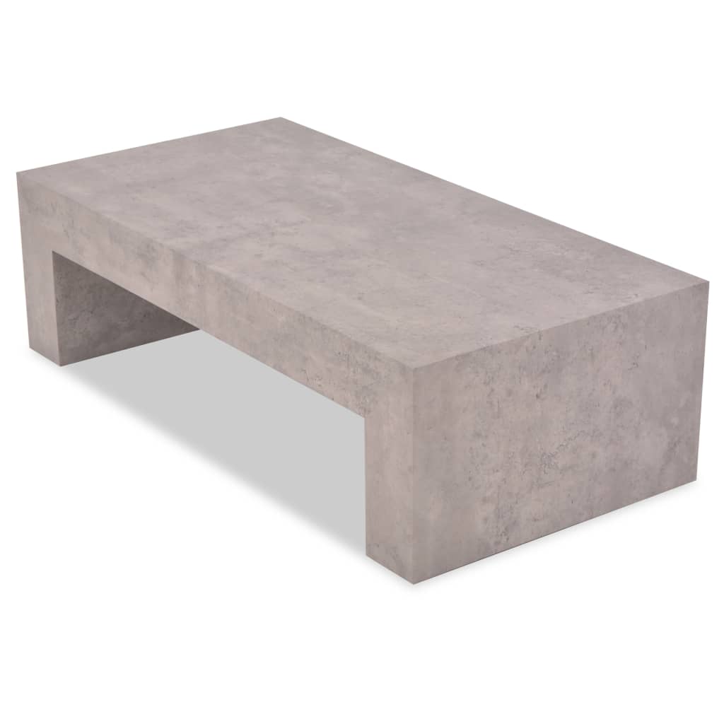 vidaXL Soffbord betongutseende 100x50x30 cm