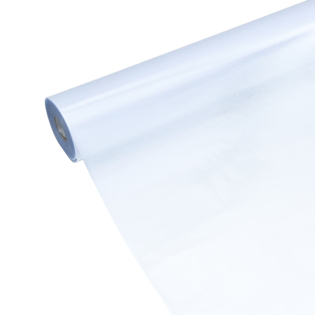 vidaXL Fönsterfilm statisk frostad transparent grå 45x1000 cm PVC