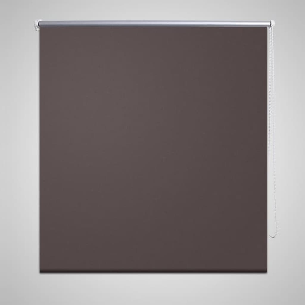 Rullgardin brun 80 x 230 cm mörkläggande