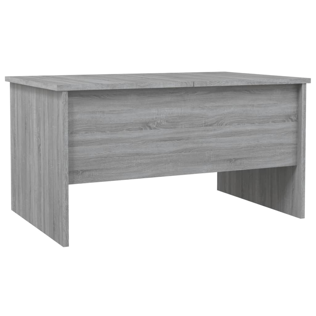vidaXL Soffbord grå sonoma-ek 80x50x42,5 cm konstruerat trä
