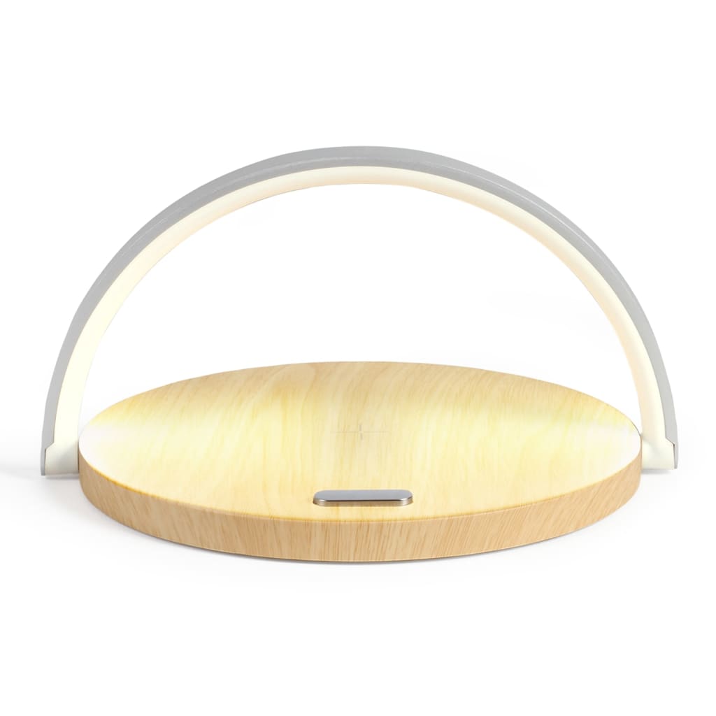 Livoo 2-i-1 Sänglampa med touchfunktion 10 W trä