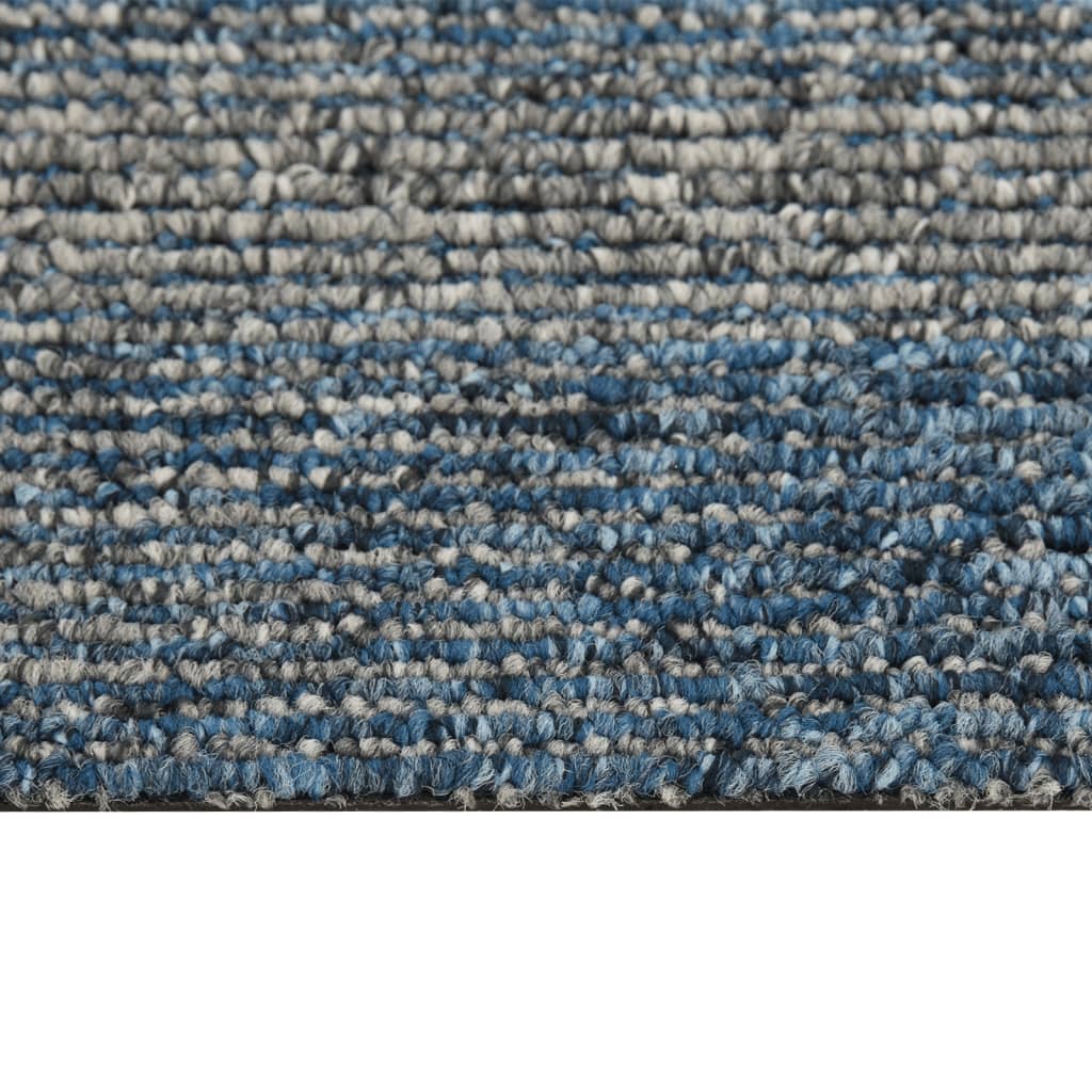 vidaXL Textilplattor 20 st 5 m² ljusblå