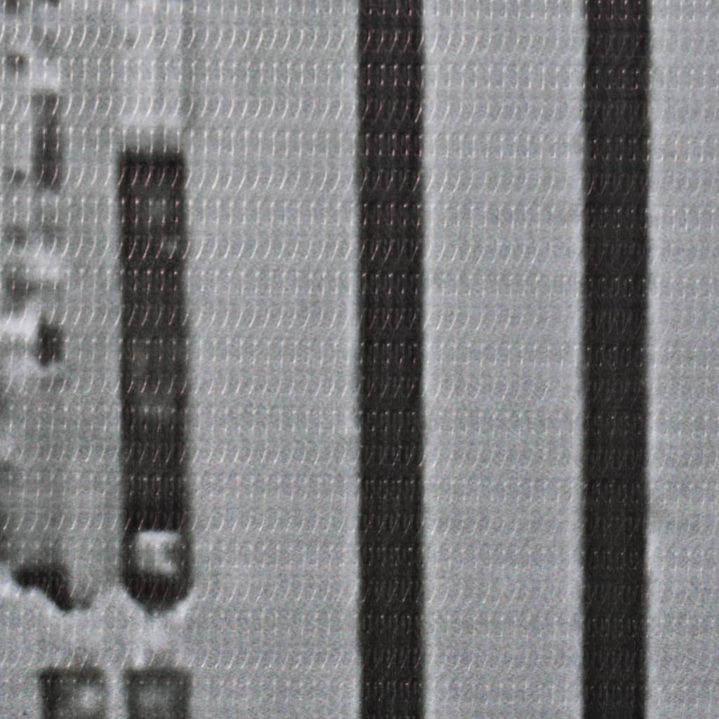 vidaXL Hopfällbar rumsavdelare New York i dagtid 120x170 cm svart/vit