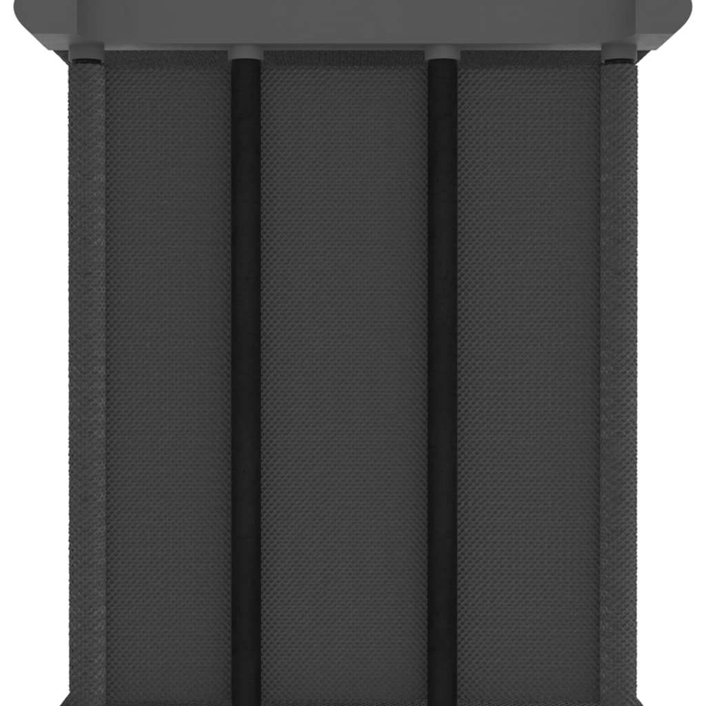 vidaXL Hylla med 9 kuber grå 103x30x107,5 cm tyg