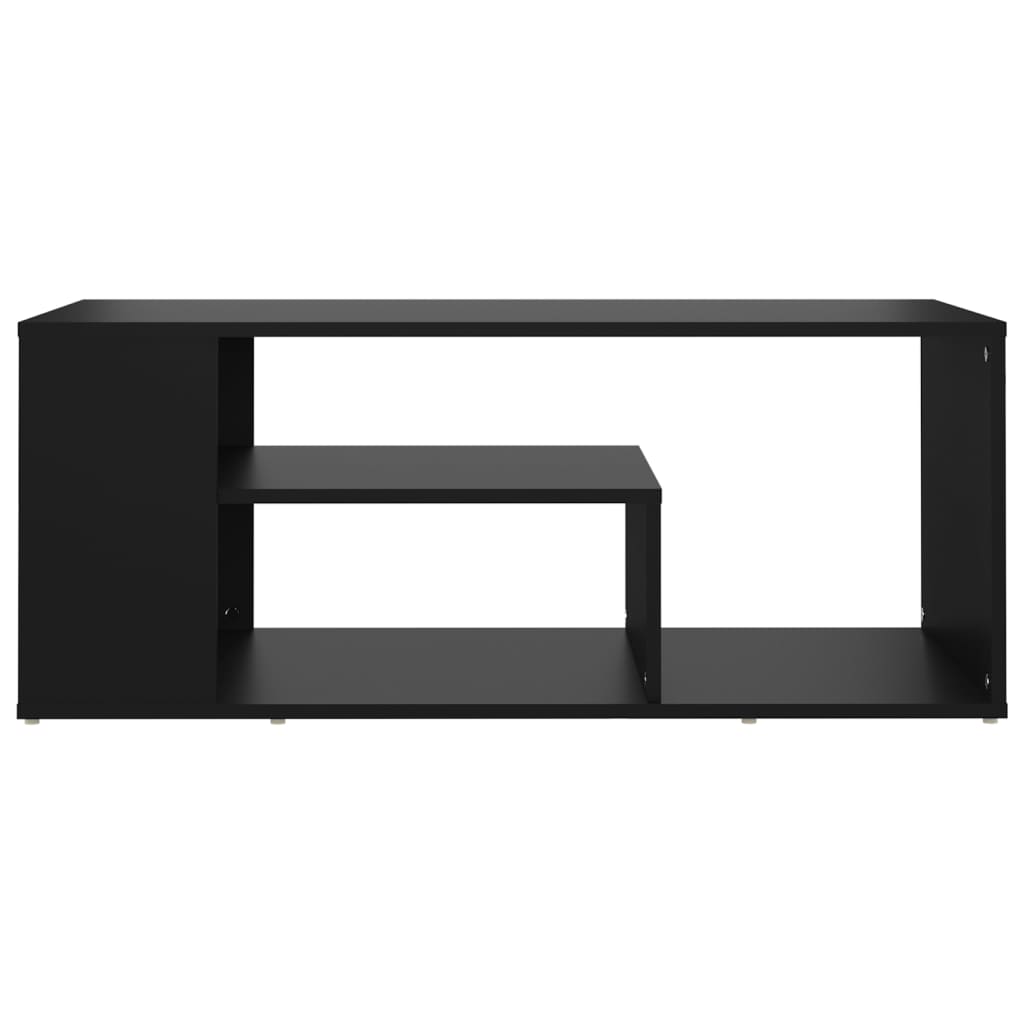 vidaXL Soffbord svart 100x50x40 cm spånskiva