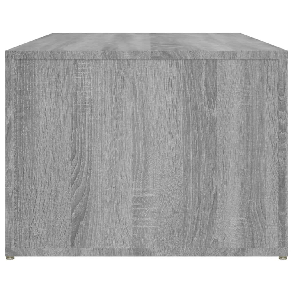 vidaXL Soffbord grå sonoma 100x50x36 cm konstruerat trä
