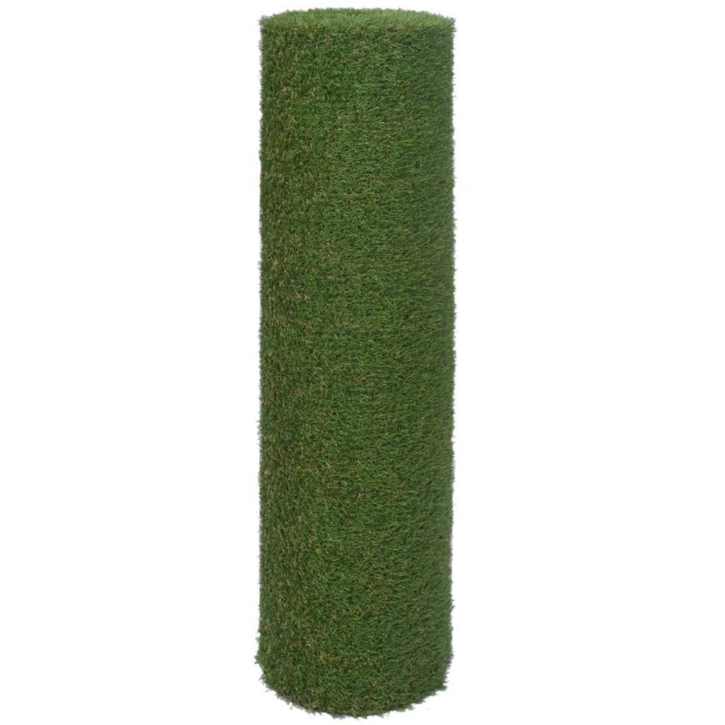 vidaXL Konstgräsmatta 1,5x5 m/20 mm grön