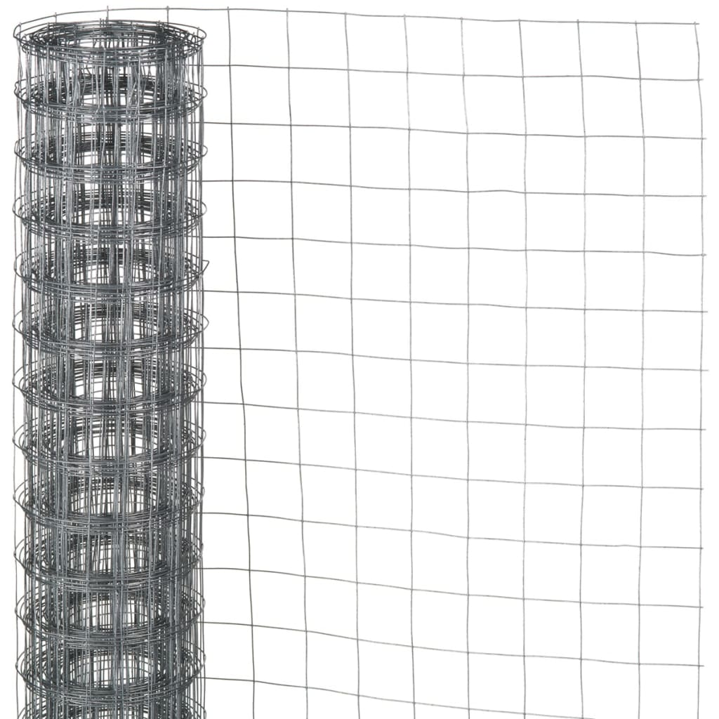 Nature Ståltrådsnät fyrkantig 0,5x5 m 13 mm galvaniserat stål
