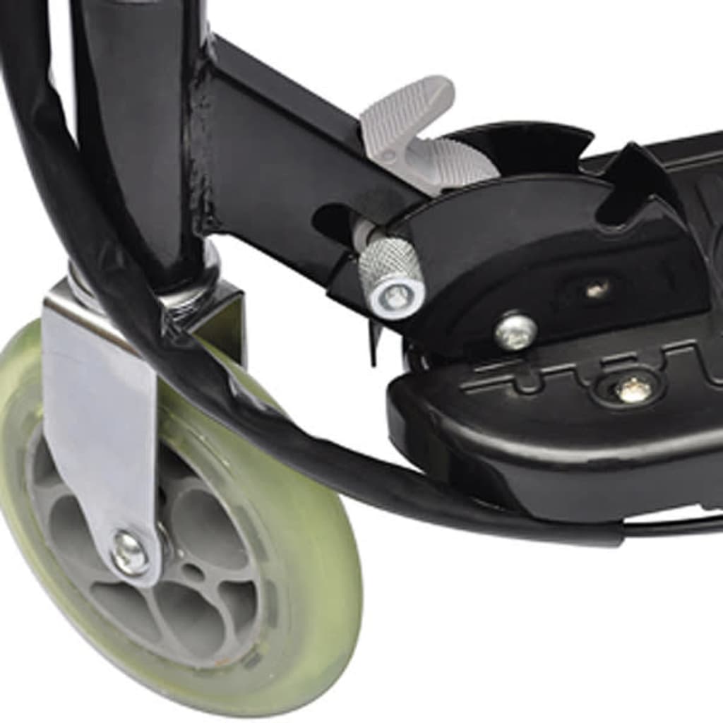 vidaXL Elektrisk sparkcykel med sadel 120 W svart