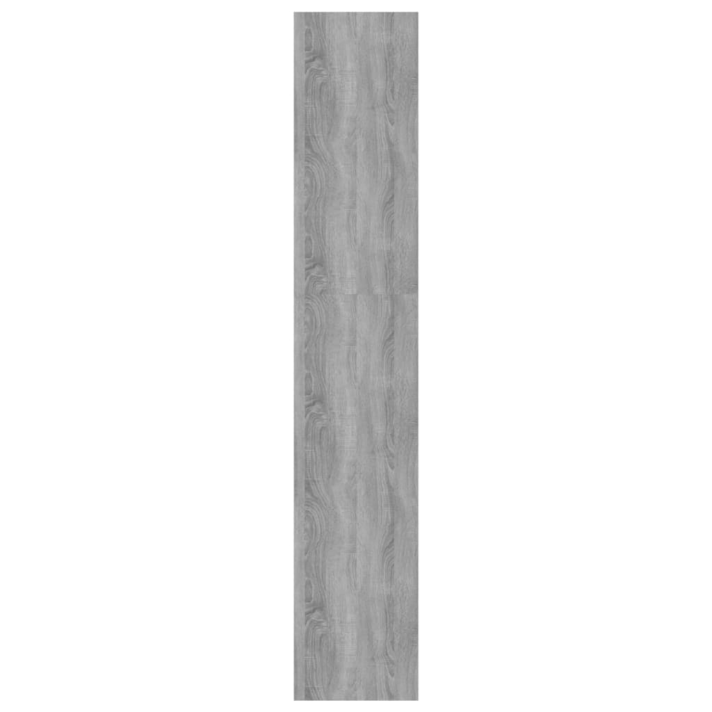 vidaXL Bokhylla/Rumsavdelare grå sonoma 60x30x166cm konstruerat trä