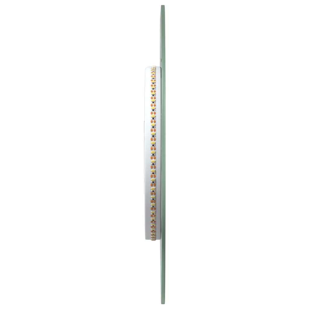 vidaXL Badrumsspegel LED 30 cm rund