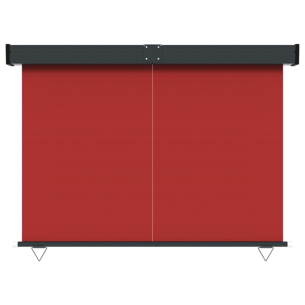 vidaXL Balkongmarkis 145x250 cm röd