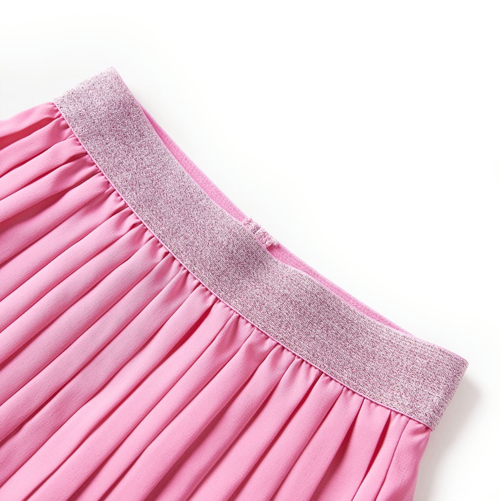 Plisserad kjol för barn rosa 92