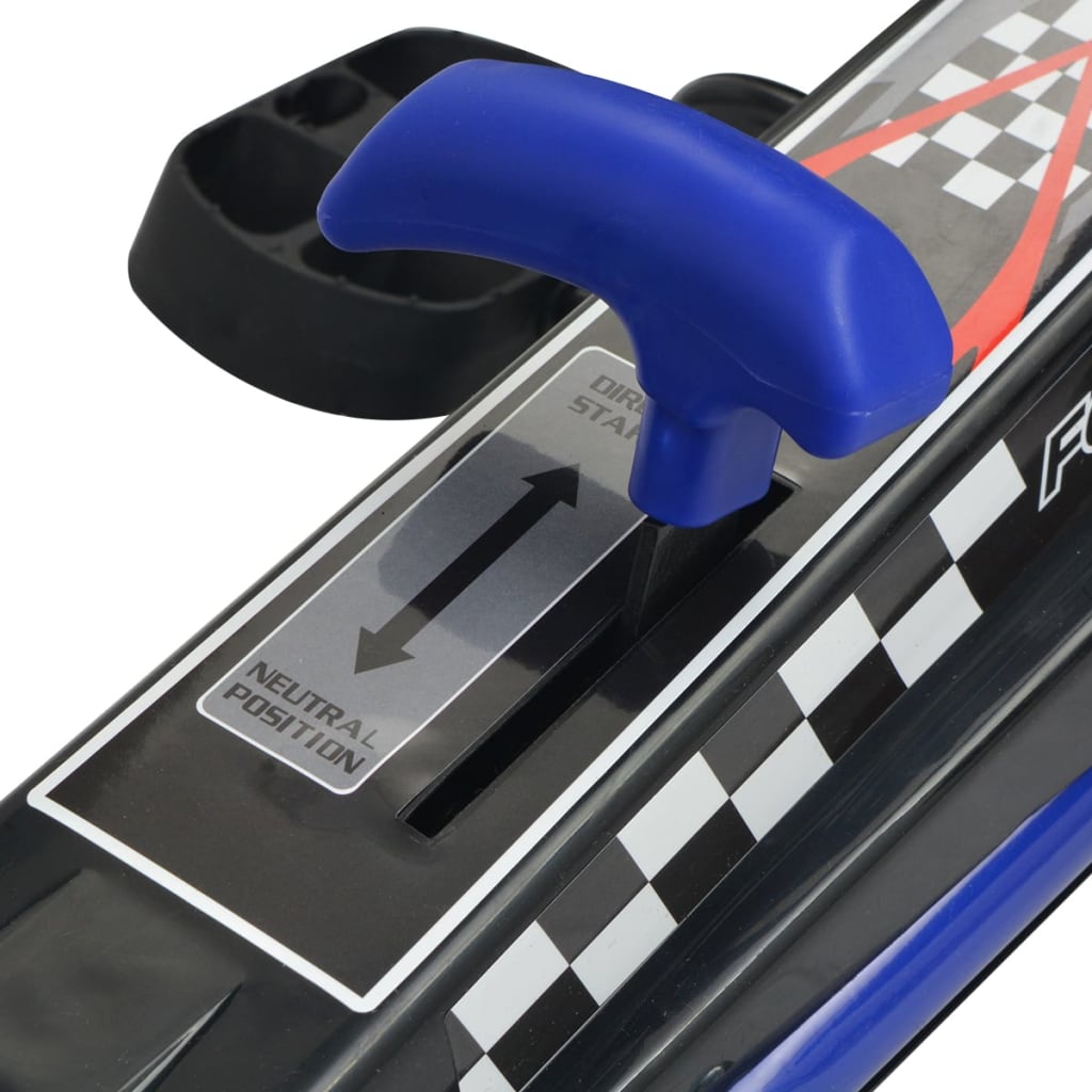 vidaXL Gokart med pedal och justerbart säte blå