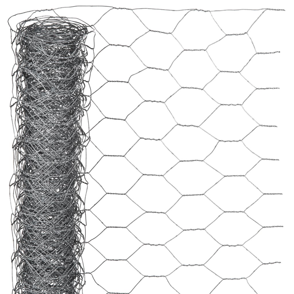 Nature Ståltrådsnät hexagonalt 1x10 m 25 mm galvaniserat stål