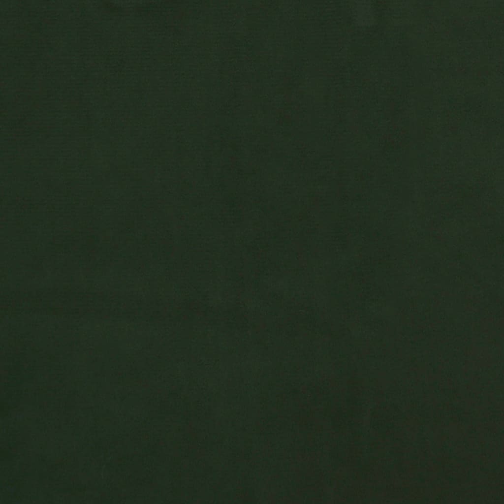 vidaXL Vilstol med fotpall mörkgrön sammet