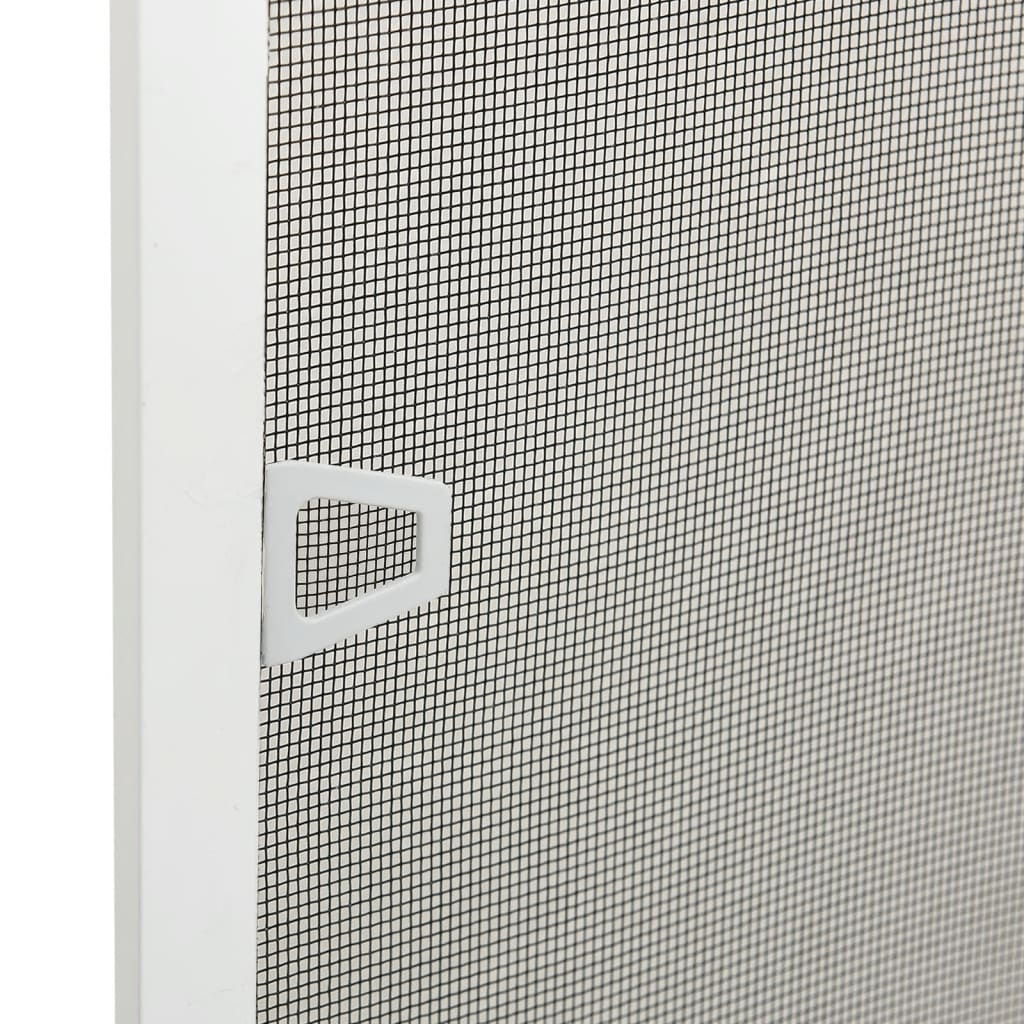 vidaXL Insektsnät för fönster vit 80x100 cm