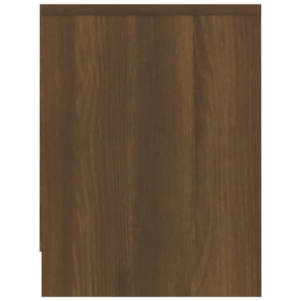 vidaXL Sängbord brun ek 40x30x40 cm konstruerat trä