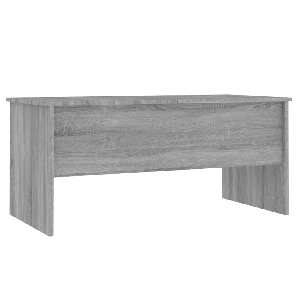 vidaXL Soffbord grå sonoma-ek 102x50,5x46,5 cm konstruerat trä