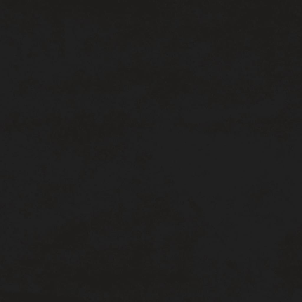 vidaXL Sängram med huvudgavel svart 120x190 cm sammet