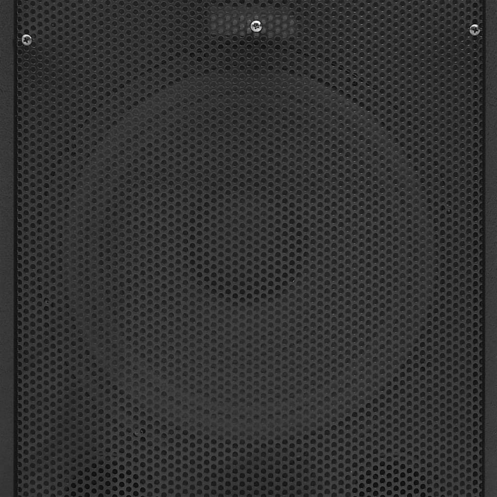 vidaXL Passiv PA-högtalare 1000 W svart 37x37x64cm