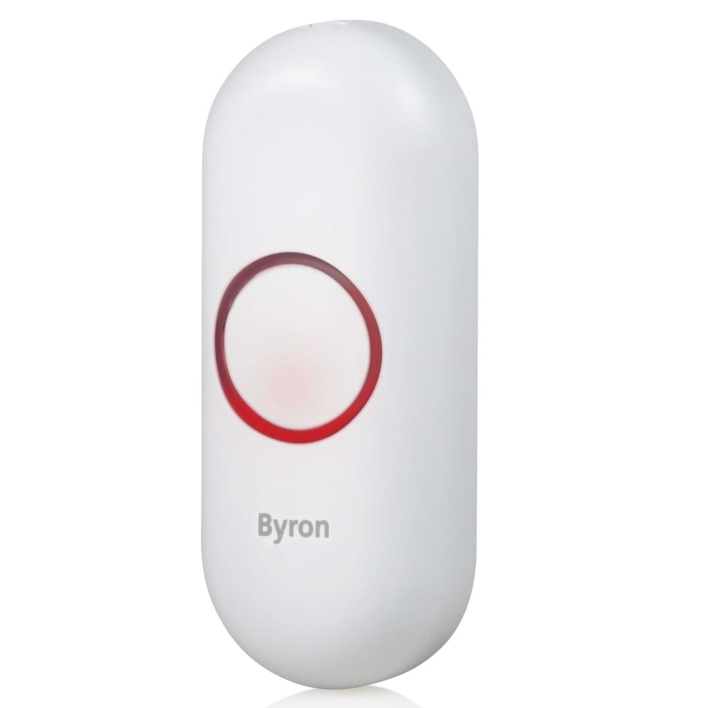 Byron Trådlös portabel dörrklocka vit