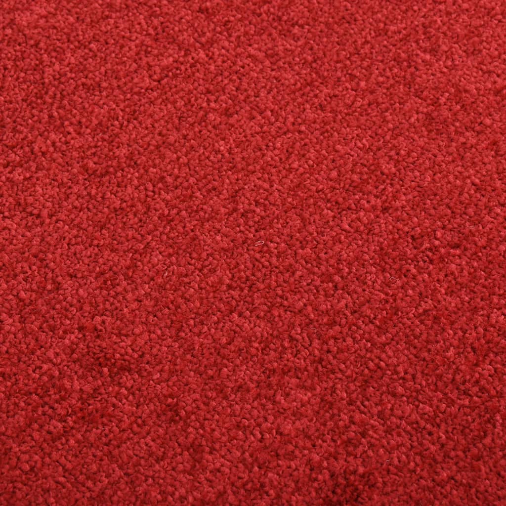vidaXL Dörrmatta röd 80x120 cm